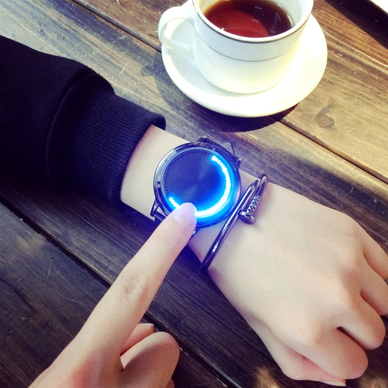 Leather Minimalist Waterproof LED Watch