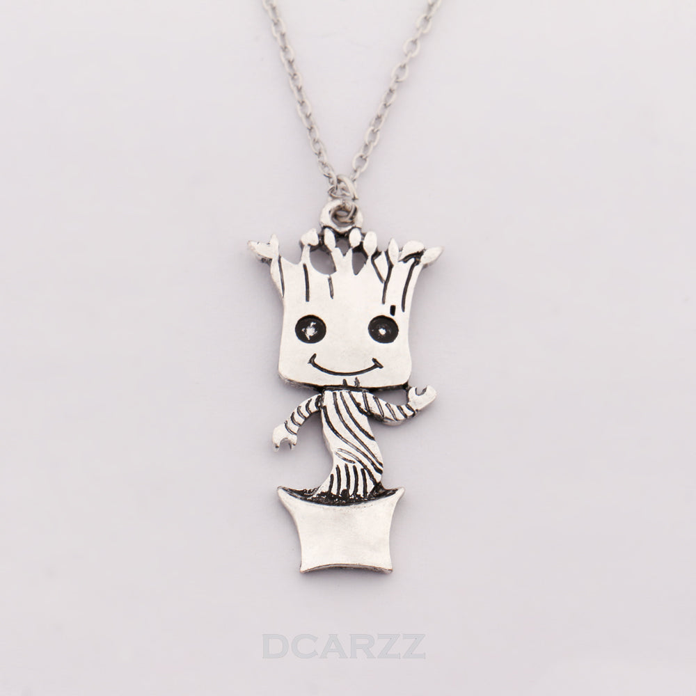 The Plant Groot Pendant Necklace Avengers:Infinity War Movie Cosplay Jewelry