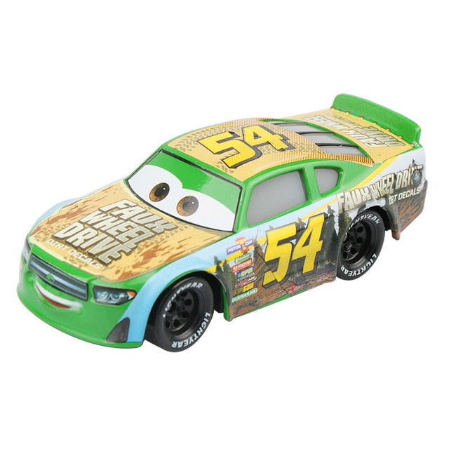 Disney Pixar Cars 3 Miss Fritter Lightning McQueen Jackson Storm Cruz Ramirez Metal Car Model Children's Day Gift For Kid Boy