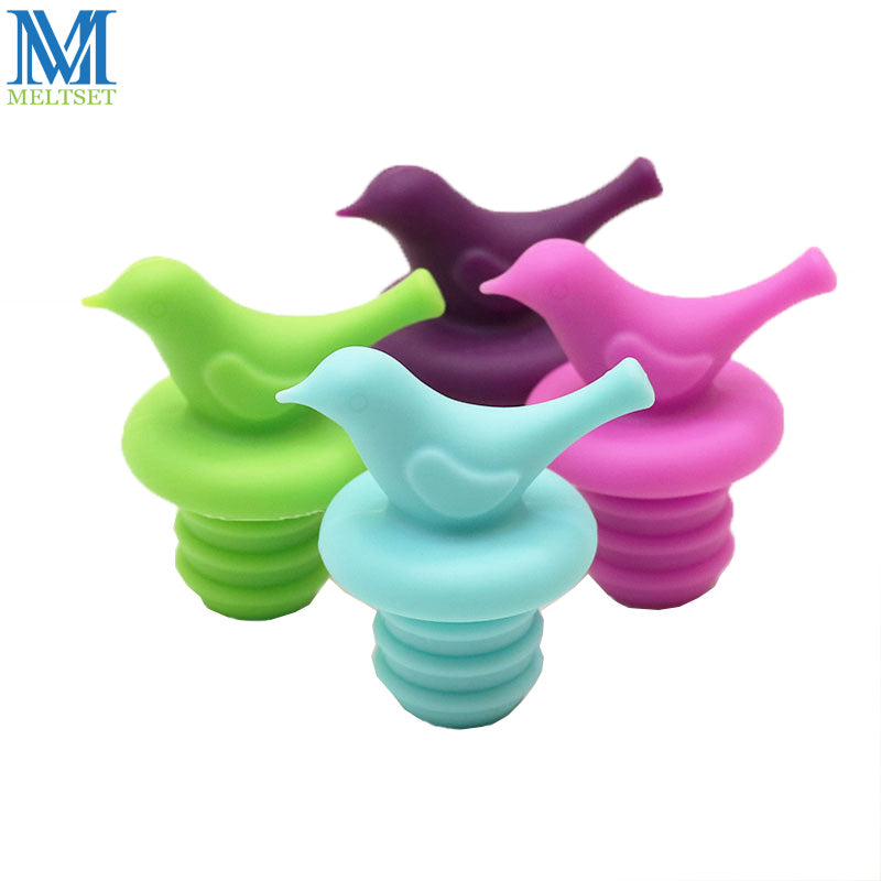 4pcs Bird Design Wine Stopper