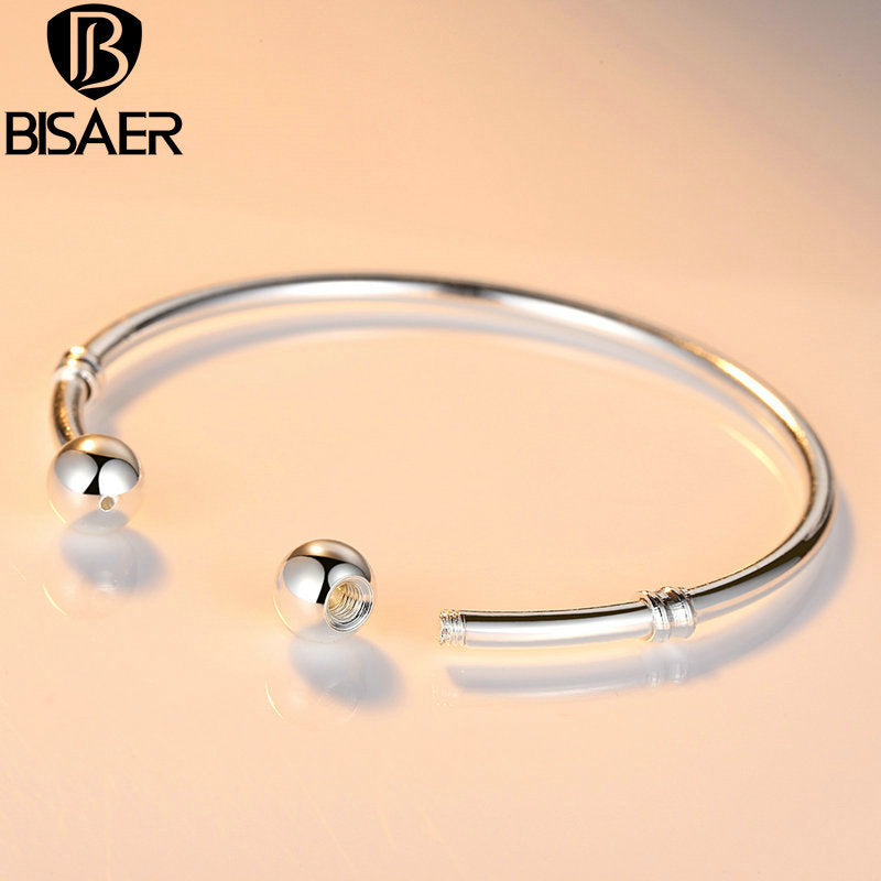 Silver Color Chain Cuff Bracelet & Bangle Pulseras Lobster Fit European Charm Bracelet for Women Compatible with Fine Jewelry