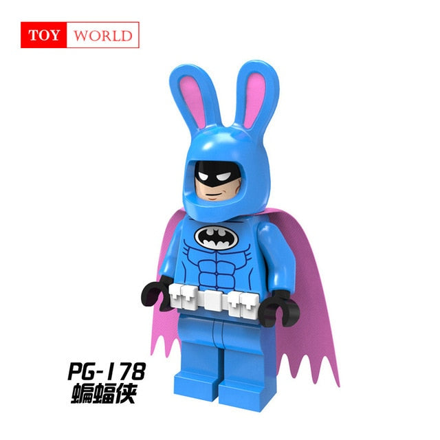 Single Sale Batman Joker Robin Logan X-Men Super Heroes Building Blocks Figures Toys Compatible With LegoINGly Batman zk15