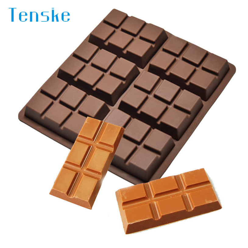 Chocolate silicone mold- 6 Cell Medium Chocolate Bar