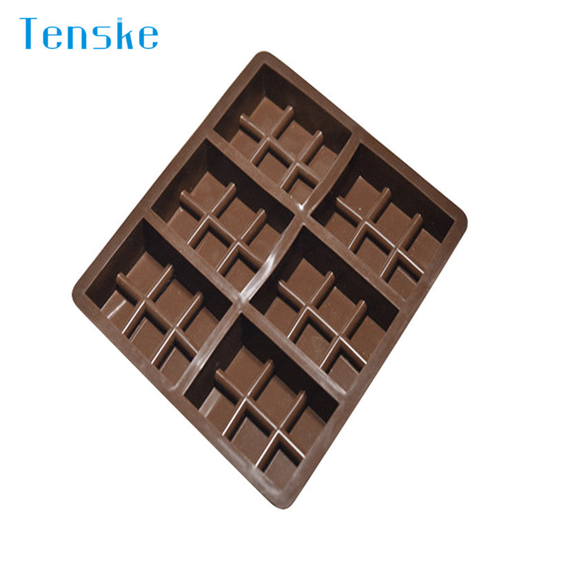 Chocolate silicone mold- 6 Cell Medium Chocolate Bar