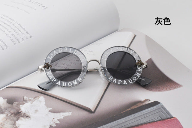 Child NEW designer Kids Round Frame Sunglasses Children Glasses UV400 Baby Summer Eyeglasses Vintage Cute Girl Eyewear