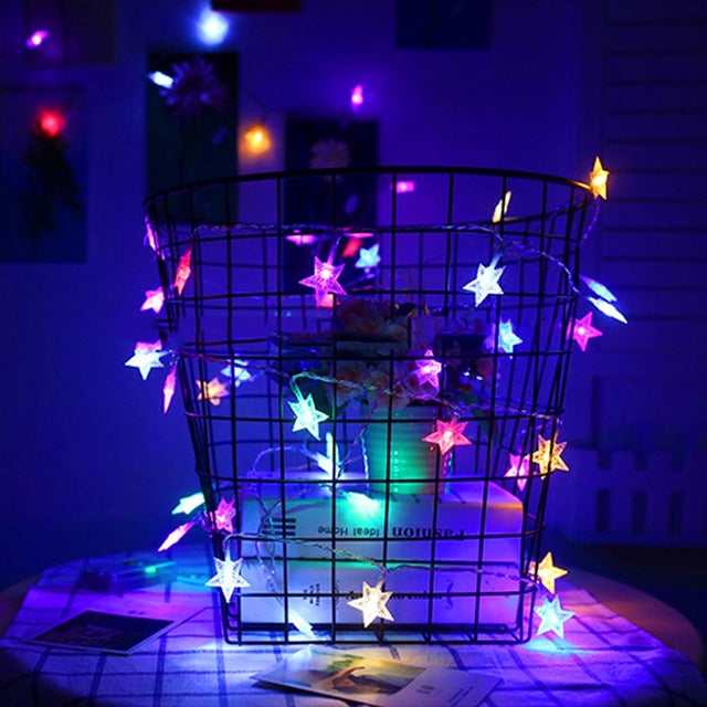 Stars LED String Lights - Battery Powered