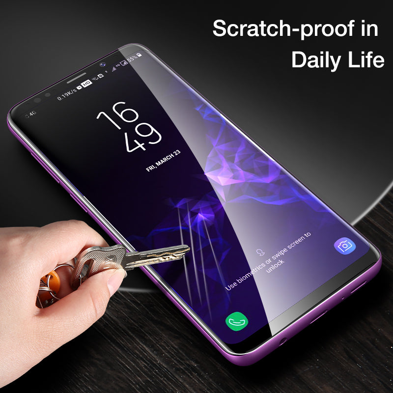FLOVEME For Samsung S9 S8 Screen Protector 3D Curved Full Cover Ultra Soft Film For Samsung Galaxy S8 S9 Plus Not Tempered Glass
