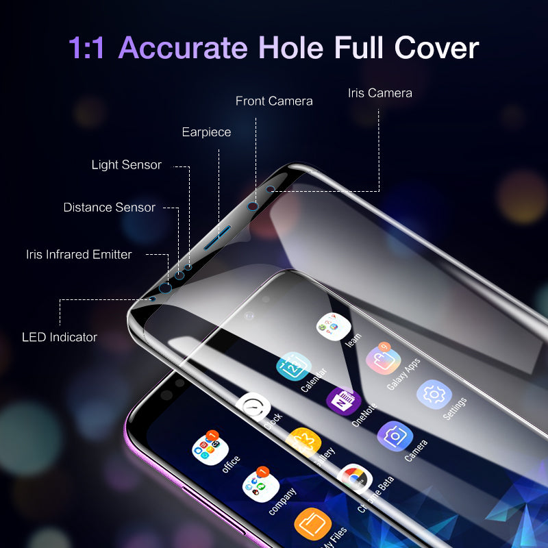 FLOVEME For Samsung S9 S8 Screen Protector 3D Curved Full Cover Ultra Soft Film For Samsung Galaxy S8 S9 Plus Not Tempered Glass