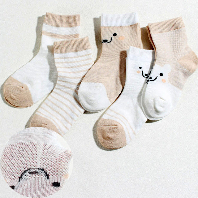 10 Pairs: Infant to Toddler Year Round Socks