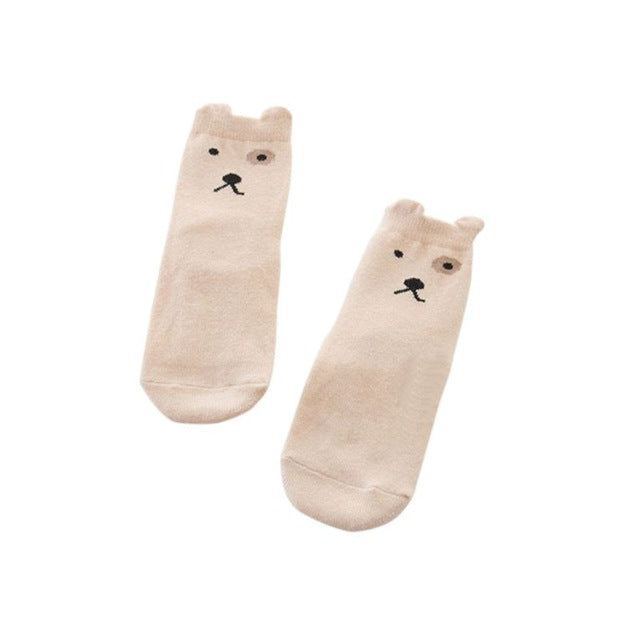 Boys Kids Socks Infant Baby Girls Anti-Slip Winter Socks Children Warm Soft Cute Cotton Animal Pattern Socks