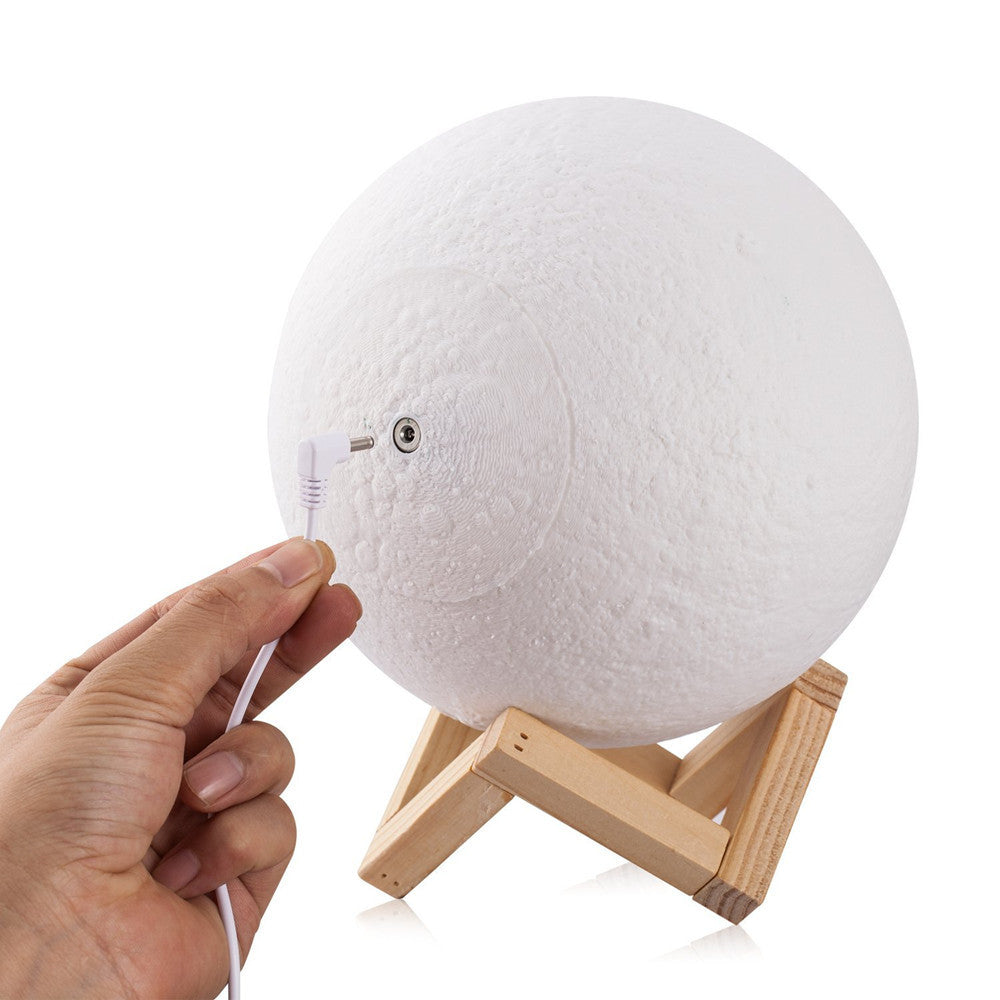 3D Moon Light Glowing Lamp with Remote Control