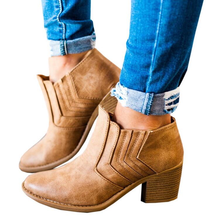 New Winter Shoes Women Chelsea Boots Fashion Women's Boots Ladies Brand Ankle Botas Plus Size 40