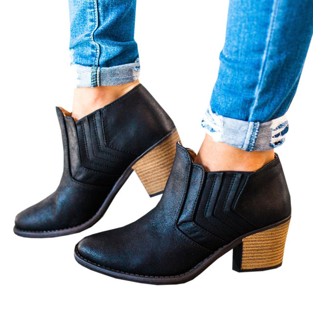 New Winter Shoes Women Chelsea Boots Fashion Women's Boots Ladies Brand Ankle Botas Plus Size 40
