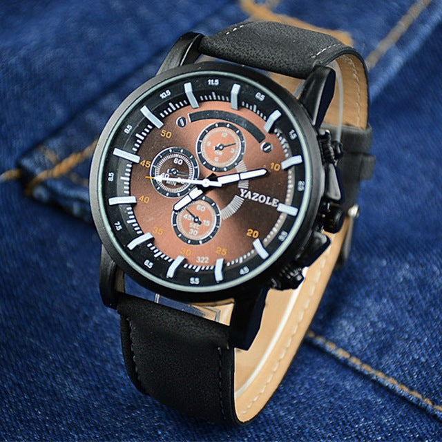 YAZOLE Watch Men Watch Fashion Luminous Mens Watches Top Brand Luxury Men's Watch Clock saat erkek kol saati relogio masculino