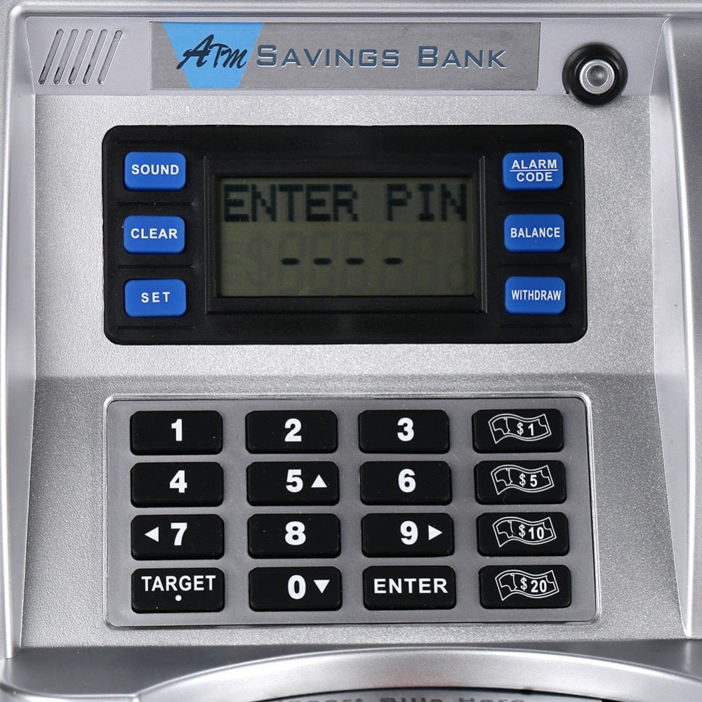 Fun Interactive Home ATM Piggy Bank