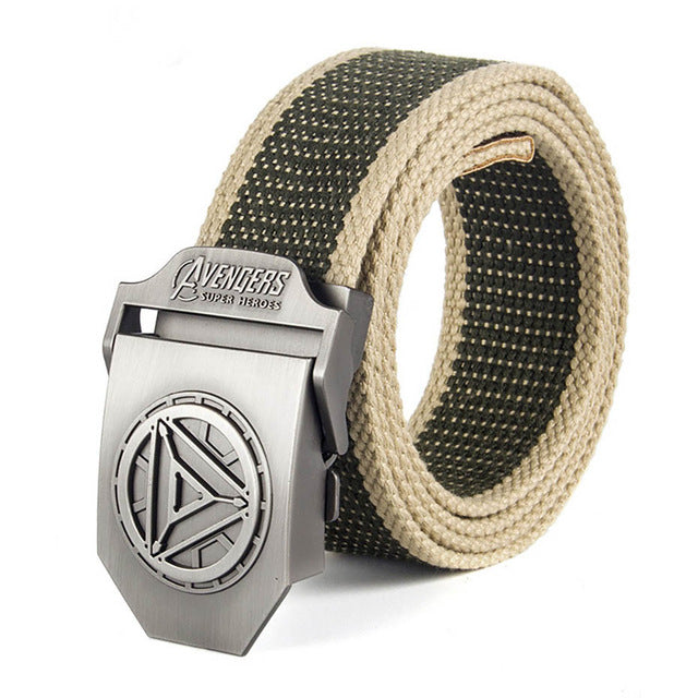 Men's Avengers Iron Man Slide Buckle Belt