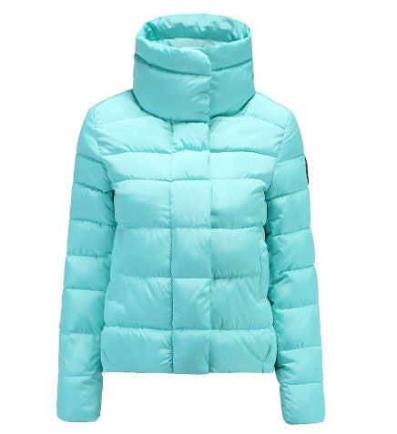 Women's Duck Down Neck Guard Puffer Jacket