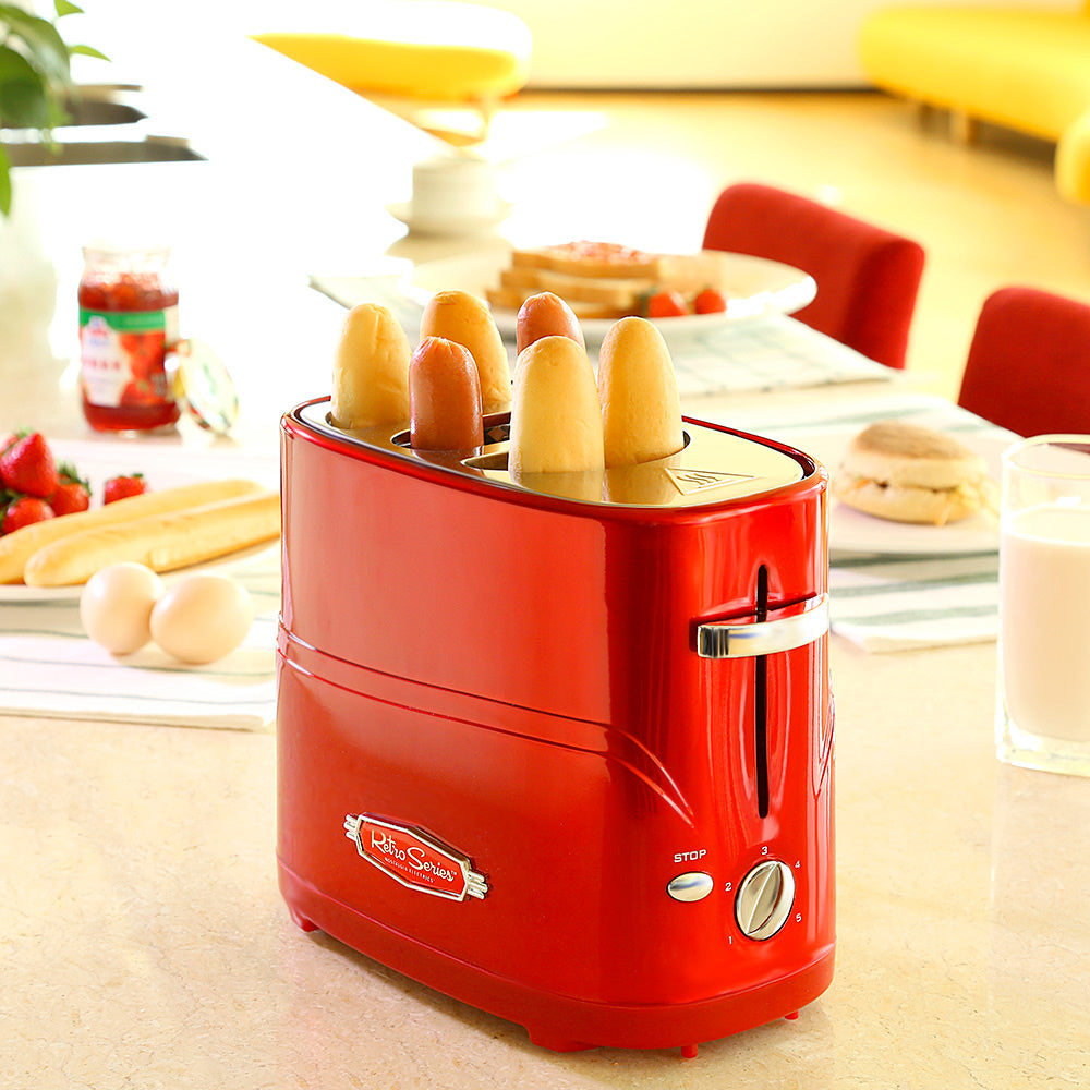 Removable Pop-up Hot Dog Toaster Bread Maker with Tong