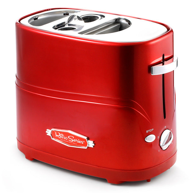 Removable Pop-up Hot Dog Toaster Bread Maker with Tong
