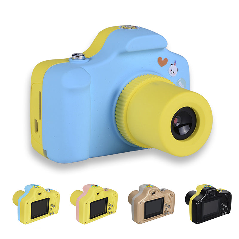 Colorful Cute Kids Children Digital Camera 1.0MP 1.5 inch Shoot LSR Cam For Baby Birthday Christmas Gift Support Micro SD/TF