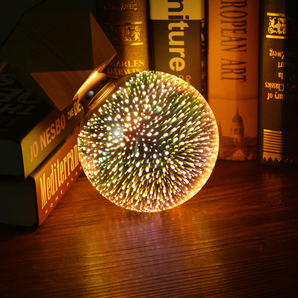 Decorative 3D Star Fireworks Effect LED Night Light Bulb