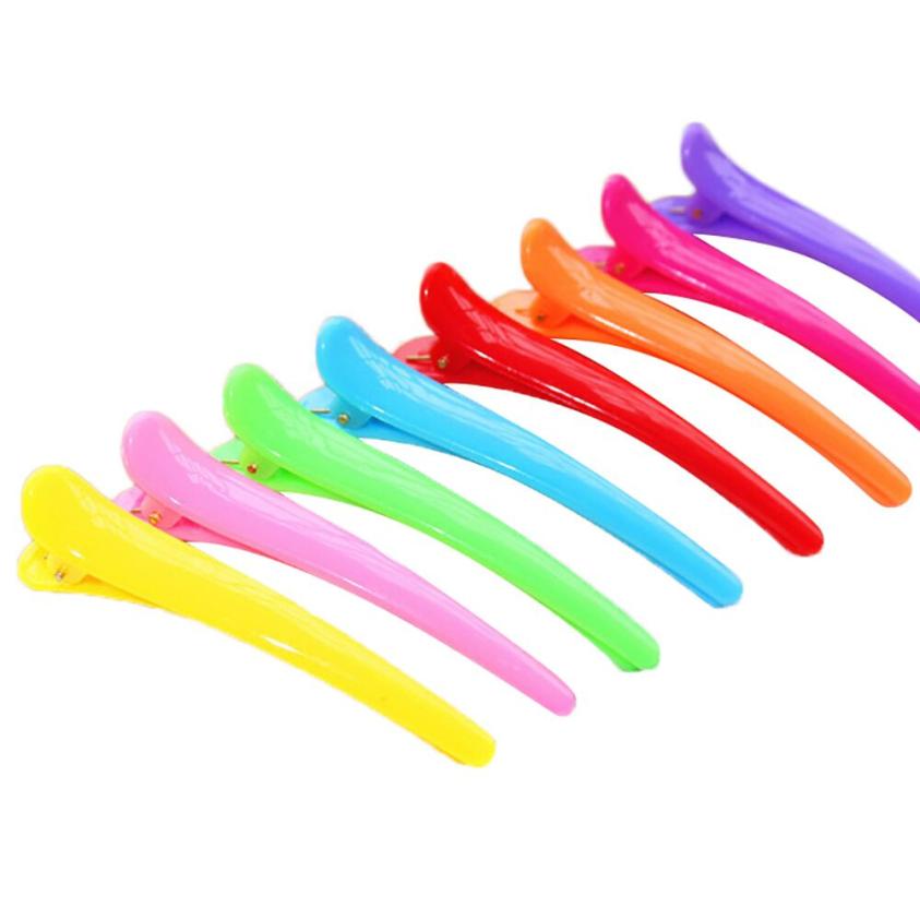 10 Piece: Jelly Candy Color Alligator Hair Clips