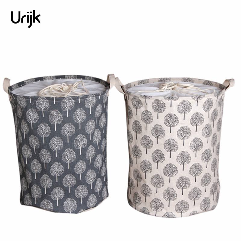 Urijk Foldable Laundry Bucket Clothes Organizer Laundry Baskets Storage Organizer Laundry Bags Basket for Toy Storages Hamper