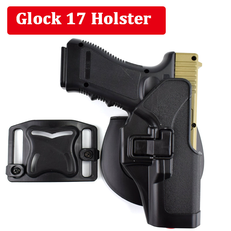 Tactical Glock 17 19 22 23 31 32 Airsoft Pistol Belt Holster Glock Pistol Accessories Gun Case Left / Right Hand