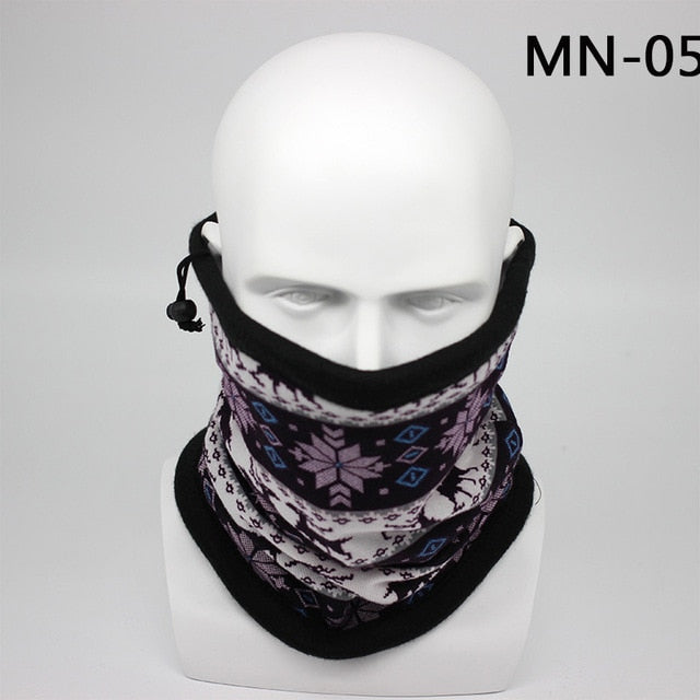 Seamless Winter Warm Bandana Scarf