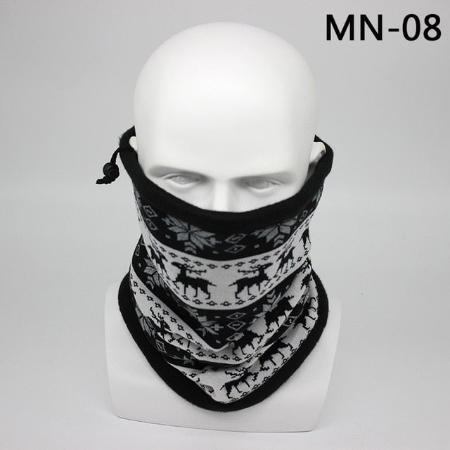 Seamless Winter Warm Bandana Scarf