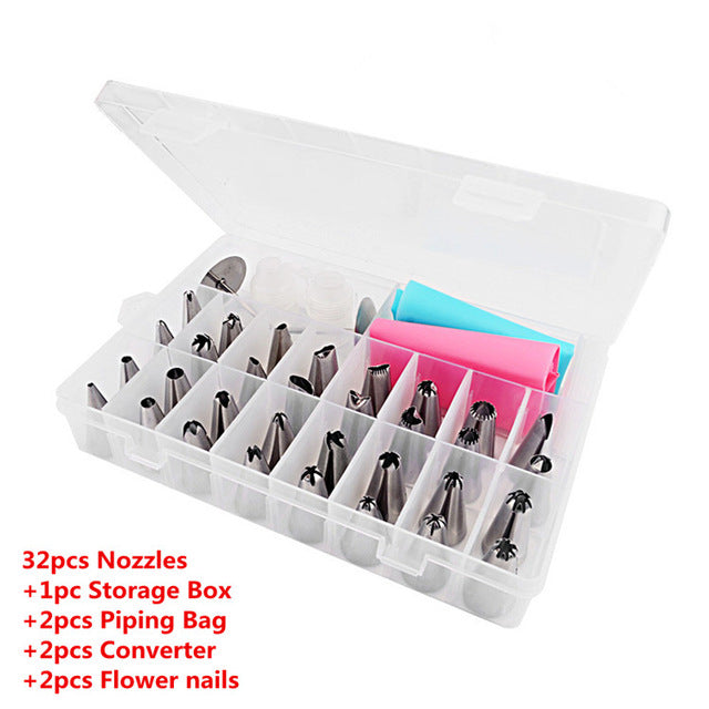 1set Cake Decorating tips set Stainless Steel