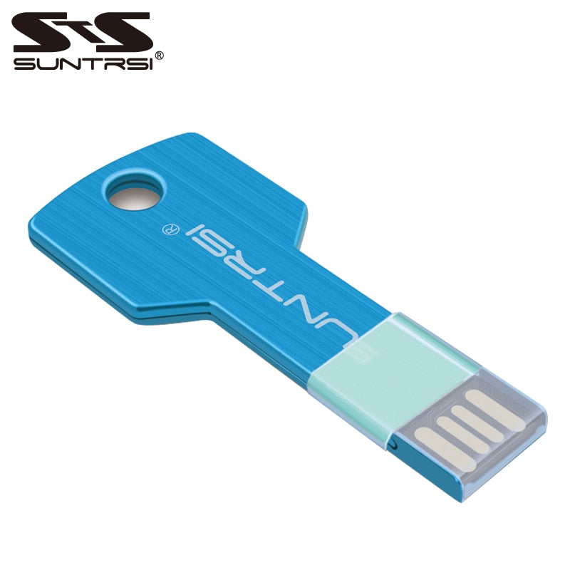 USB Metal Key Shaped Flash Drive 4GB - 128GB