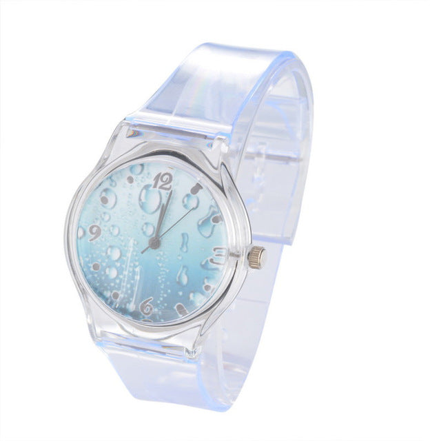 Women's Transparent Quartz Wrist Watch