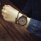 Watches Men  Reloj Hombre  PU Leather Buckle  Quartz Wristwatches  Fashion Luxury  Stainless Steel   Watch   18JAN23