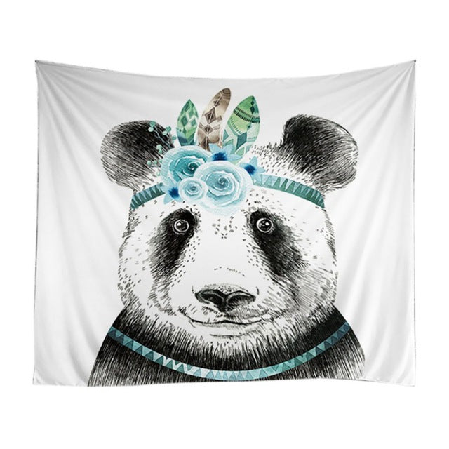 Chinese Classical Style Panda Shower Curtains Bathroom Curtain Bathroom Products Waterproof Accessories