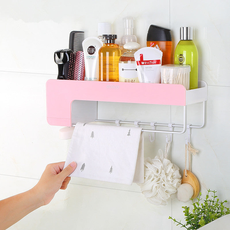 Multi-Function Bathroom Hanging Wall Shelf Storage Rack