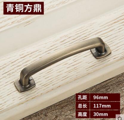 High quality retro kitchen cabinet door handle luxury drawer stealth handle relief craft furniture accessories
