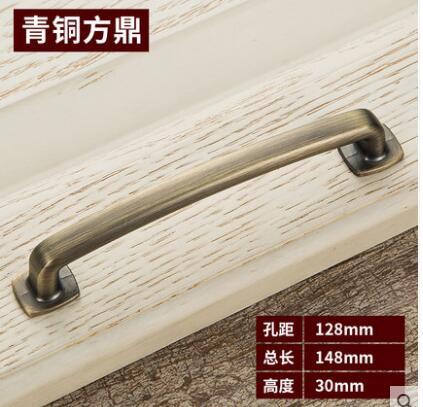 High quality retro kitchen cabinet door handle luxury drawer stealth handle relief craft furniture accessories