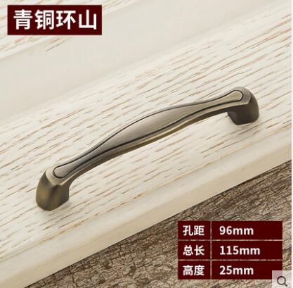 High quality retro kitchen cabinet door handle luxury drawer stealth handle relief craft furniture accessories