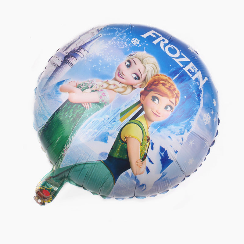 GOGO PAITY 18 inch round princess aluminum balloon cartoon style holiday birthday party atmosphere decoration