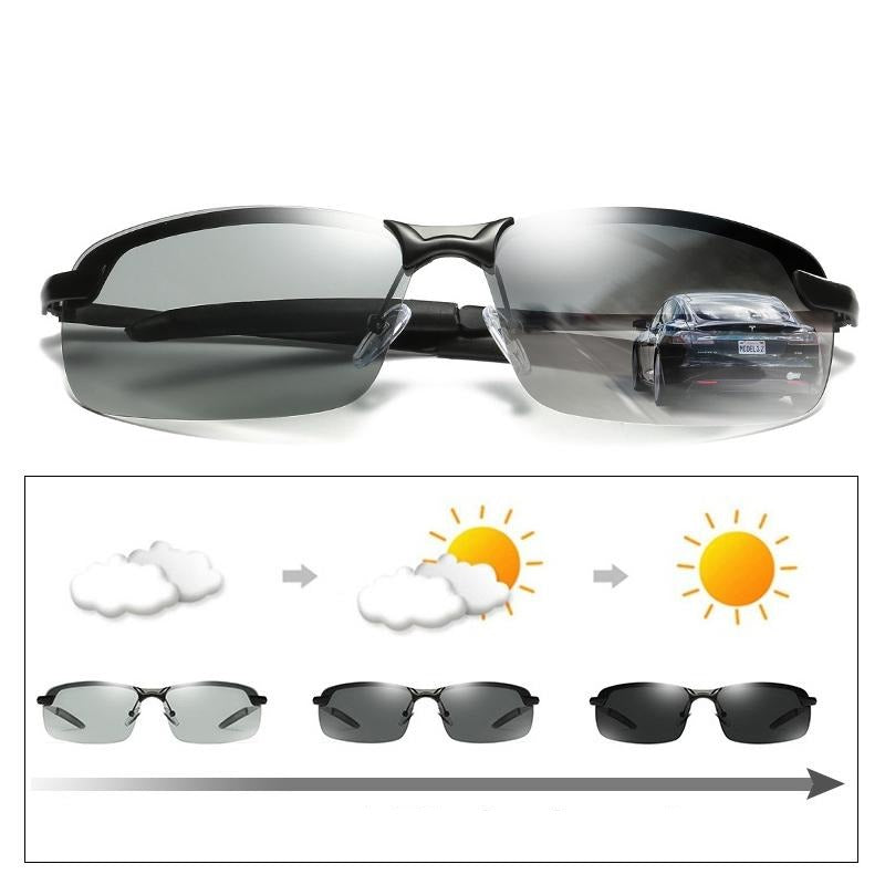 New Men's Photochromic Polarized Sunglasses Anti-UV Driving Eyewear for Men Women Drivers UV400 Sun Glasses Male Eyeglasses