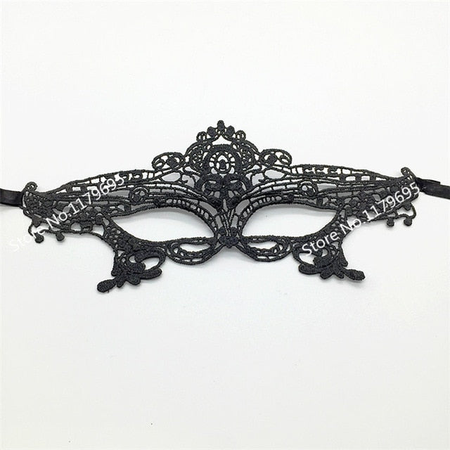 Black Lace Masquerade Mask