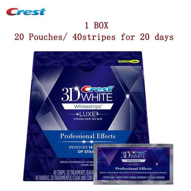 Crest 3D White LUXE Professional Effect Oral Hygiene Tooth Teeth Whitening Whitestrips Dental Care