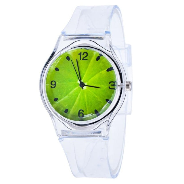 Women's Silicone Sport Casual Quartz Wristwatch