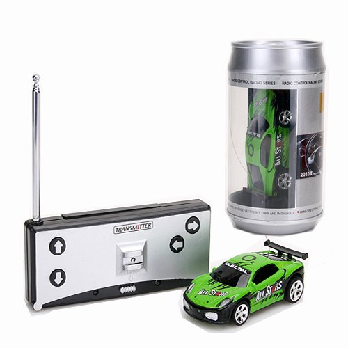 Mini RC Remote Controlled Car Racing Car Toys in the beverage can