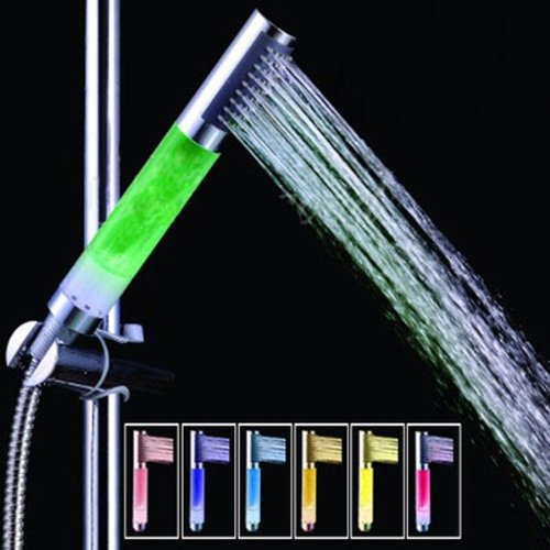 LHLL-Hand shower head ABS Color Silver Pendant LED Light Multicolor
