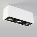 LED daring light embedded square ceiling lamp double head bean bum spotlight three headlights grille spotlights