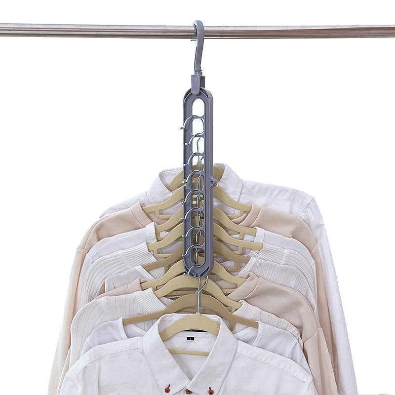 Multi-Support Closet Clothing Hanger