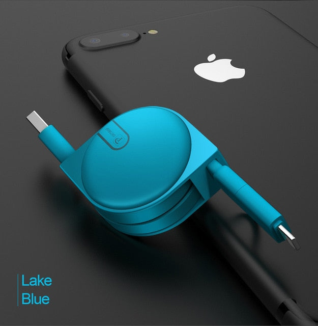 Portable Fast Charging Retractable USB Charge Cable