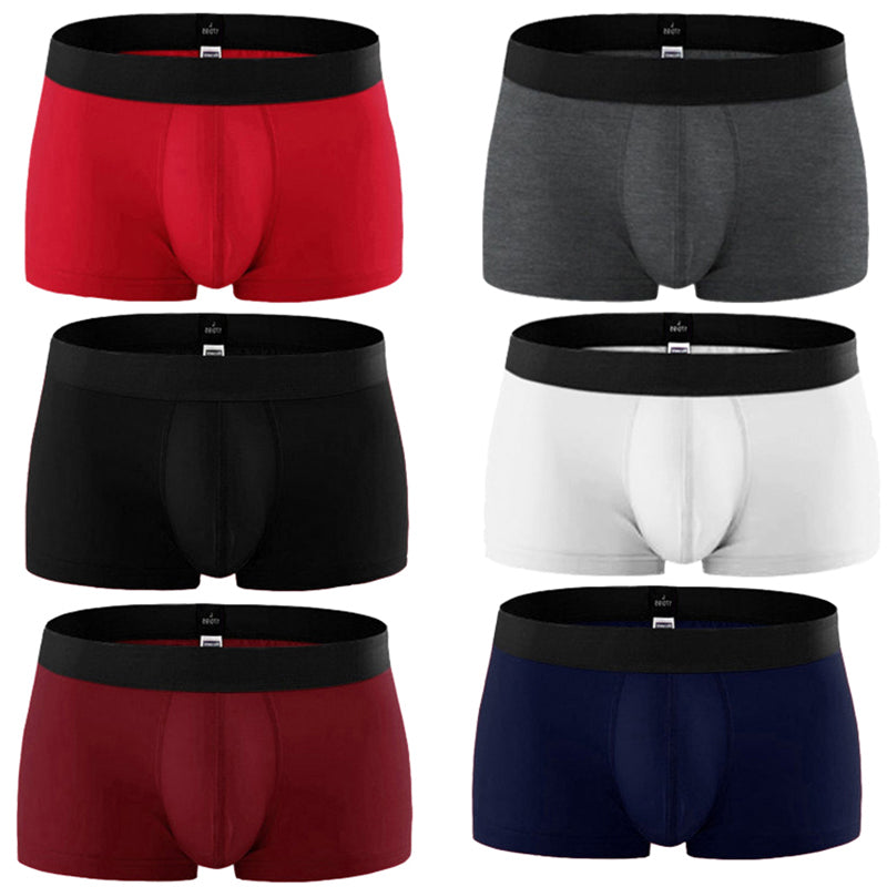 4Pcs/lot Brand Male Panties Breathable Boxers Cotton Men Underwear U convex pouch   Underpants Homewear Shorts L XL XXL XXXL